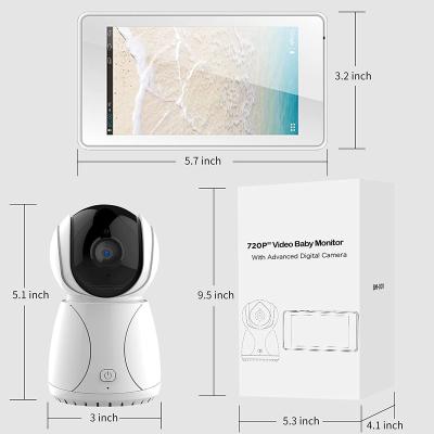 China Newly Developed PAN-TILT 2021 Wireless Baby Monitor With HD Audio Auto Motion Tracking Detection Night Vision 1080P Wifi IP Camera for sale