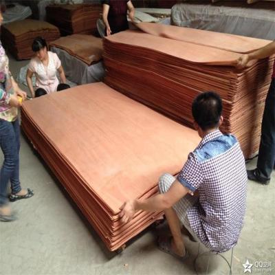 China 0.3mm okoume veneer, 0.3mm wood veneer, 1280*2520mm for sale