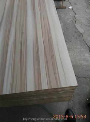 China 12mm/15mm MDF Moisture Proof Board /Fibreboard With Apple Wood Fancy Veneer For Furniture /decoration/packing .ect for sale