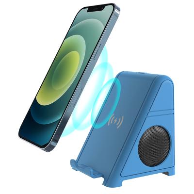 China Phone Function Mobile Phone Charger 10W Portable Wireless Fast Charger Speaker For Home for sale