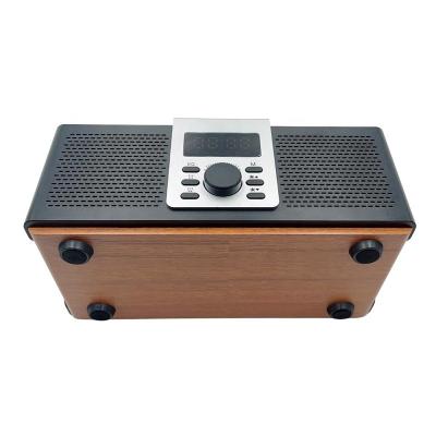 China Retro Video Call Audio Speakers Sleep To Work Audio Speakers With 2 Alarm Clocks for sale