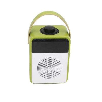 China Retro Call FM Radio Stereo Speaker Visual Wireless Stereo Speaker With LED Display Alarm Clock for sale