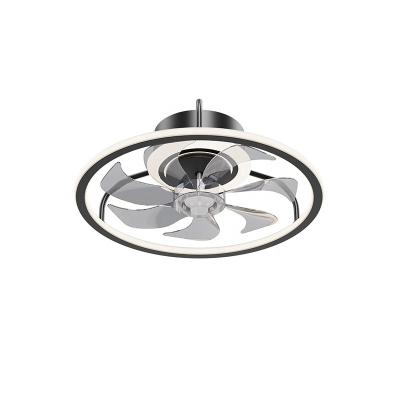 China Modern Ceiling Light Indoor High End Modern Iron Fan Acrylic Remote Control Dimmable Ceiling Light for sale