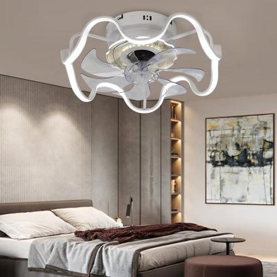 China Modern Bedroom Dining Lamp Arm Bedroom LED Ceiling Lamp Bright Led Remote Control Fan Light for sale