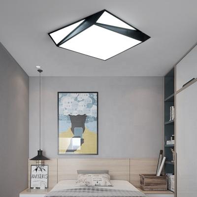 China Surface Mounted Modern Minimalist Nordic Ceiling Lamp Square Bedroom KED Ceiling Lamp for sale