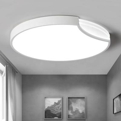 China Dimmable Bedroom Study Ceiling Lamp Modern Home Decoration Outdoor LED Round Smart Round Ceiling Lamp for sale