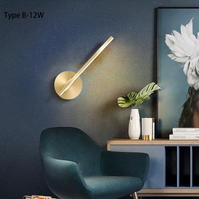 China Modern Simple Modern LED Wall Lamp Wall Lamp Hotel Reading Wall Mounted Bedside Lamp for sale