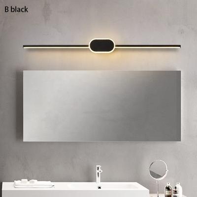 China Modern Simple Modern LED Strip Wall Lamp Indoor Mirror Lamp Modern Hotel Front Wall Lamp for sale