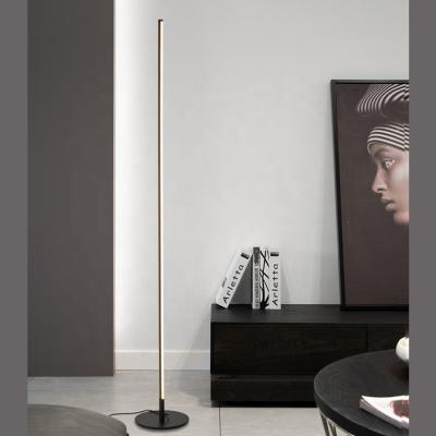 China Simple Modern Long Strip LED Floor Lamp Sofa Modern Corner Atmosphere Floor Lamp For Hotel for sale