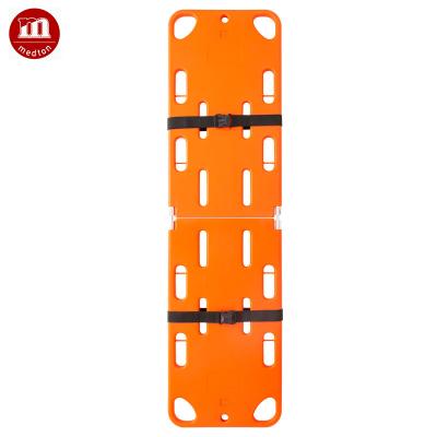 China Portable HDPE ESP-7E1 Spine Panel Two Fold Injured Spine Stretcher Foldable Board Foldable Board for sale