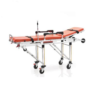 China Emergency Rescue ESA-3B Patient Transfer Medical Device Aluminum Foldable Ambulance Stretcher Trolley For Ambulance Car for sale