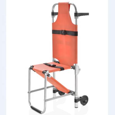 China Rescue Rescue Device ESF-1A12 Hospital Rescue Ambulance Folding Chair Stretcher With Wheels for sale