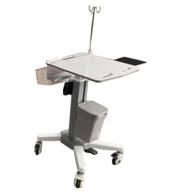 China Contemporary Medical Trolley Laptop Room Rounds Infusion Cart for sale