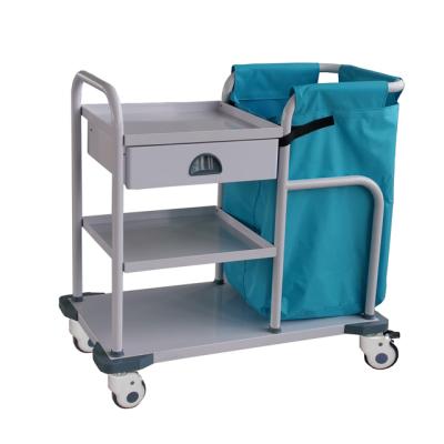 China Traditional Hospital Medical Laundry Collecting Cart Stainless Steel for sale