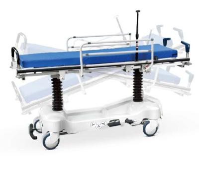 China Go straight; universal; Redleaf ESB-3W Aluminum Alloy Locked Hydraulic Emergency Hospital Trolley Bed For Patient Medical Equipment for sale