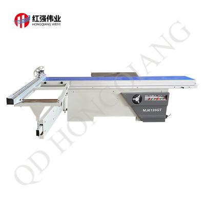 China Horizontal Movable Angle Table Saw /Sliding table saw wood work panel saw machine / bandsaw mill for sale