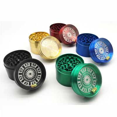 China ODCF008 ONEDO 4 Colorful Metal Tobacco Chips Smoking Grinder Grinder Zinc Alloy Grinder for sale