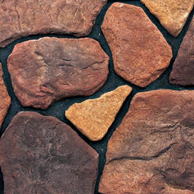 China Large Rock Stone Cladding Culture Light Garden Facade Artificial Stone Fence Fireplace Concrete Material for sale