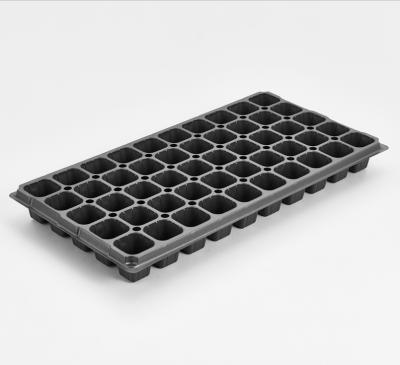 China For Vegetables 50 Cell PS Seeder Tray 50 Nursery Plant 72 98 105 128 200 288 Plastic Seed Tray For Vegetable Nursery for sale