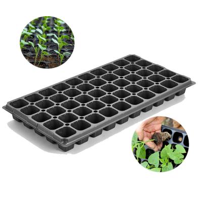 China For Vegetable Nursery 32 50 72 105 128 200 288 Cell PS Seed Seedling Germination Nursery Hold Tray for sale