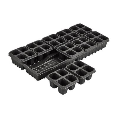 China For Vegetables 48 Cell Trays 4 Holes Germination Starter Nursery PS Seedling Microgreen Seed Tray Nursery for sale