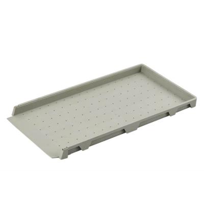 China Hydroponic Hard Color Rice Custom 600 X 300mm Mesh Plant Growing Tray For Rice Seeding for sale