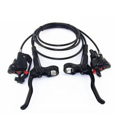 China Hot Eco-friendly MT200 Hydraulic Disc Brake Set Mountain Bikes Front 800mm And Rear 1400mm Hydraulic Oil Disc Bicycle Brake for sale