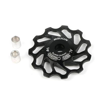 China Guide Rear Wheel Mountain Bike MTB Road Bike Pulley Aluminum Alloy 11T 13T Derailleur Ceramic Bearing Wheel for sale