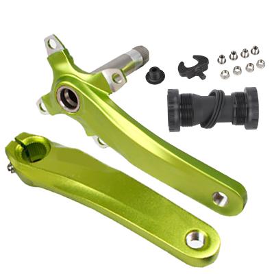 China Other Bicycle Parts Lightweight Aluminum Alloy 170mm Freewheel Cycle Bike Parts Disc Crank MTB Bicycle Crankset for sale