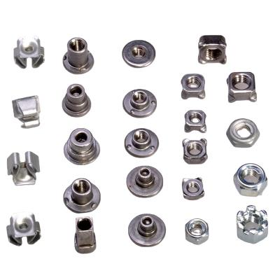 China din934 M8 custom Stainless Steel Square weld carbon steel square nuts round weld nut Anchor nut for sale