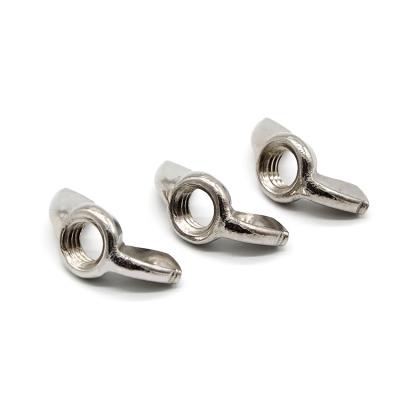 China DIN315 custom white galvanized stainless steel wing nut manual tightening nut plastic wing nut for sale