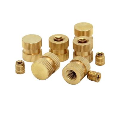 China M3 M4 M5 custom size polished brass nut plastic brass thread insert nut stainless steel knurled thumb nut for sale