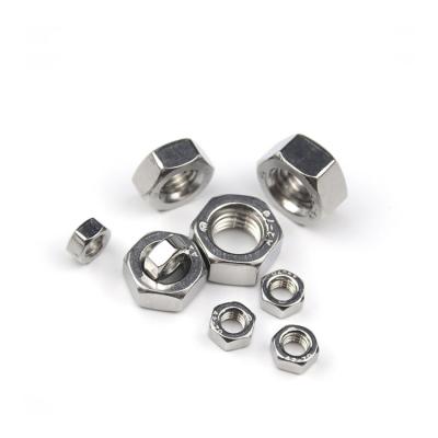 China DIN934 M2 M3 M4 Galvanized Lock Nut practical and firm custom heavy stainless steel alloy brass hexagon nut for sale