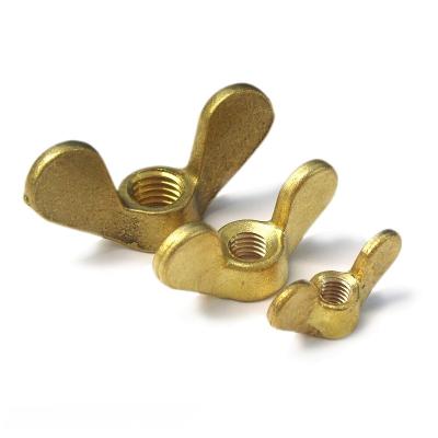 China DIN315 M3 M4 M6 M8 Galvanized Lock Nut wing nut titanium plastic wing nut brass wing nut for sale