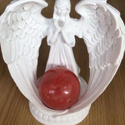 China Hot Gold Angel Wing Stand Base For Decor Angel Ball Stand Base Wholesale China Sale Resin Crystal for sale