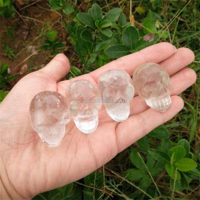 China From China Gemstone Wholesale Small Crystal Skull Pendant For Wedding Gift Of Mini Skull Natural Clear Quartz for sale