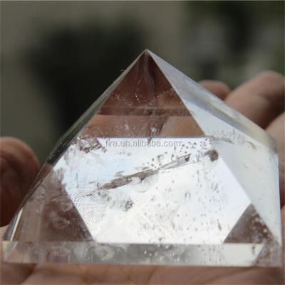 China China Natural Stone Clear Quartz Reiki Chakra Healing Crystal Egypt Singing Pyramids Bulk for sale