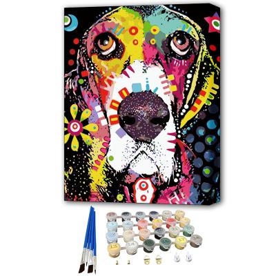 China New Classic/Postmodern DIY Canvas Painting By Numbers Acrylic Paint Kits Paint By Numbers For Adult And Children Painting Picture for sale