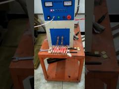 30kw UHF IGBT electric portable round bar induction heating equipment