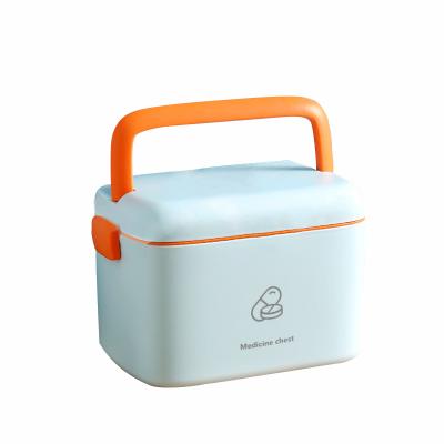 China Health Care Portable Travel Storage Container First Aid Kit Medicine Storage Box Plastic Medicine Chest for sale