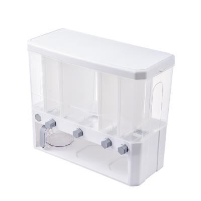 China Multifunctional Plastic Transparent Kitchen Grain Food Storage Container Organizer Freshness Keeping Storage Boxes and Bins for sale