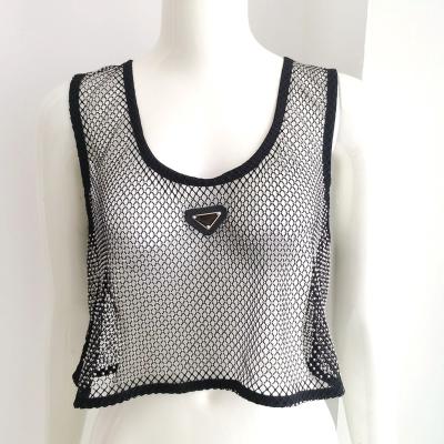 China QUICK DRY See Through Rhinestone Shorts Invest Crop Top Sparkle Crystal Mesh Rhinestone Tank Sexy Top Girls Summer Shorts for sale