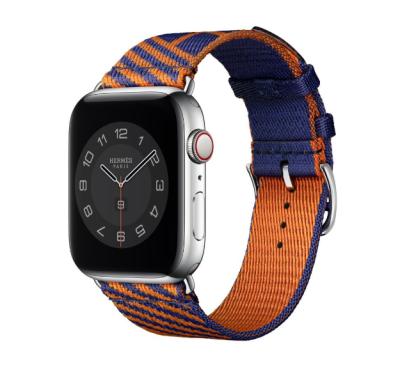 China Comfortable High Quality Designer Smart Nylon Watch Band Colors Woven Lightweight Breathable Wrist Strap Sport Loop 38 40 42 44 Mm for sale