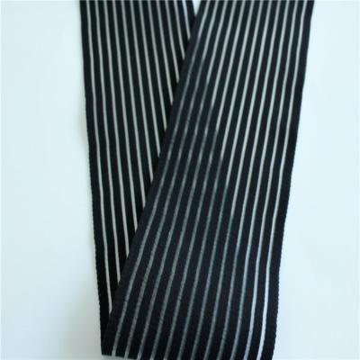 China Polyester Factory Customized New Product Corset Slimming Belt Clothing Fabric Elastic Band Hair Surface Fish Magic Tape for sale