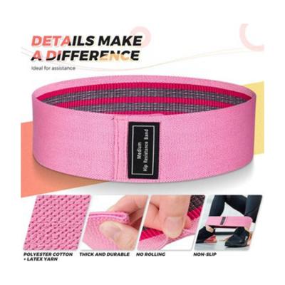 China Hot New Product Amazon Cotton Fiber Home Fitness Equipment Belt Ladies Weight Loss Slimming Sports Belt Outdoor Running Resistance Band for sale