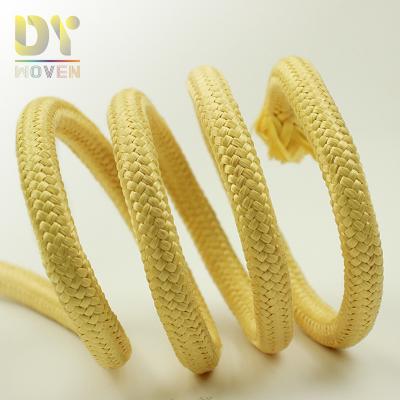 China Approved Heat Fire Resistant Aramid Flat Rope Waterproof CE ISO9001 Factory Made for sale