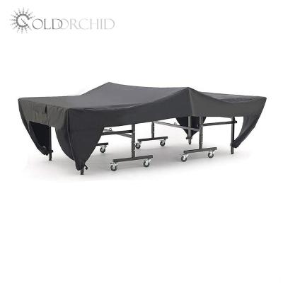 China Low Cost New Style UV-Resistant Protective Table Tennis Ping Pong Table Cover Outdoor Dustproof Waterproof Black Oxford Cloth for sale