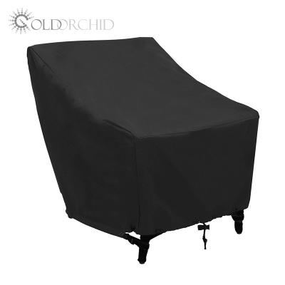 China Hot sale 210 D oxford fabric sun lounger cover black Waterpoor coverprotective deck chair deck chair cover for sale