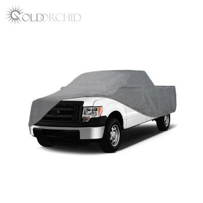 China Dustproof Nonwoven Scratch-Resistant Flat Surface PE Waterproof Pickup Truck Covers Rack for sale