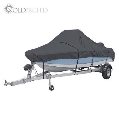 China 600D Pile UV-Resistant Anti-Tear Waterproof Boat Cover Customized by Warterproof Oxford for sale